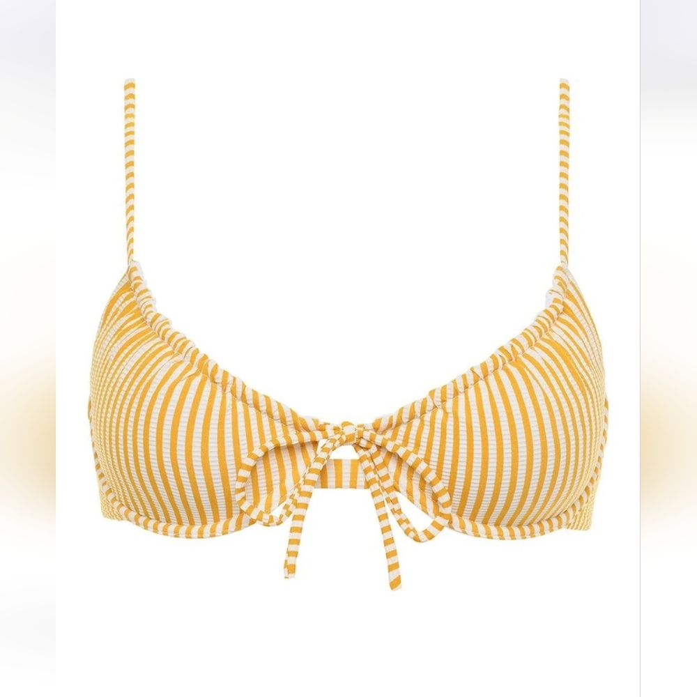 Montce Yellow Striped Bikini Set - Picture 2 of 10